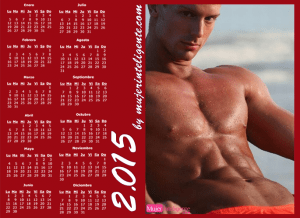 mujer inteligente calendario 2015 chico guapo mirada sexy